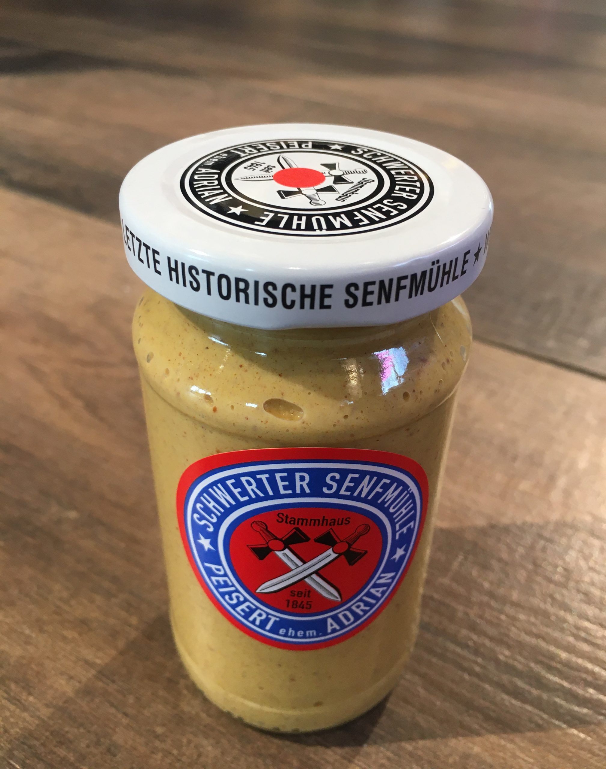 Curry-Senf mittelscharf 185 ml | Hofladen Austermann