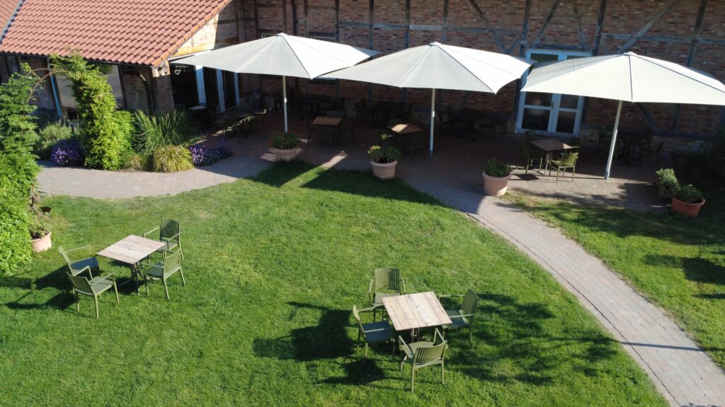 Außenbereich Café Austermann