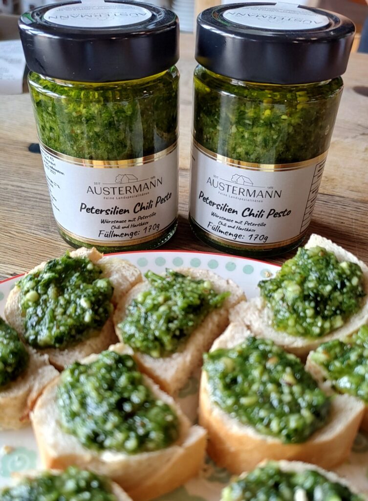 Petersilien Chili Pesto