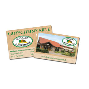 Gutschein für Hofladen Austermann
