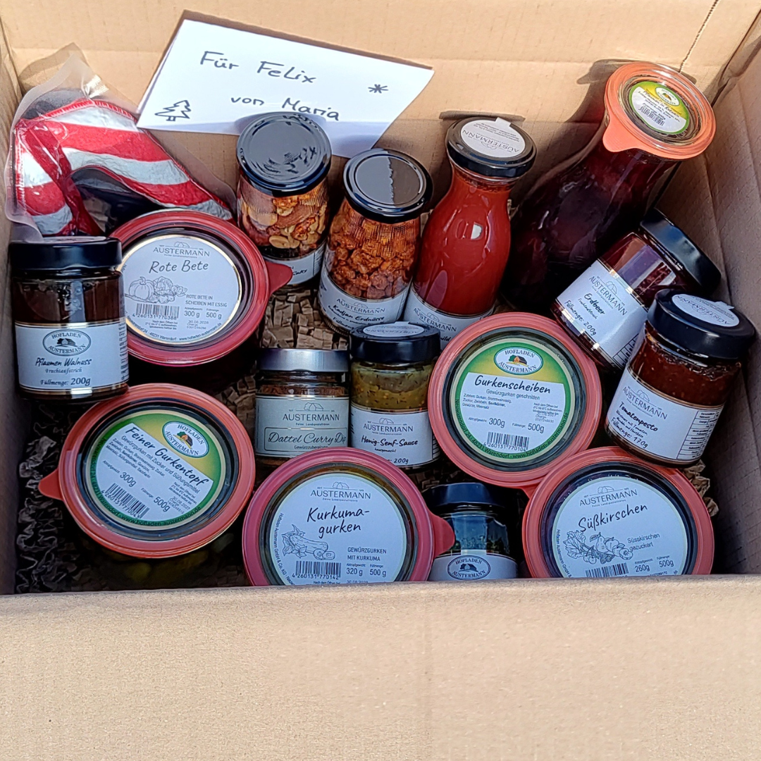 Weihnachtsbox für 80 €