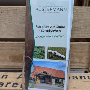 Thekenaufsteller für Flyer, Plaxiglas